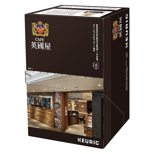 KEURIG K-Cup キューリグ Kカップ 英國屋 リッチテイスト 12個入×8箱