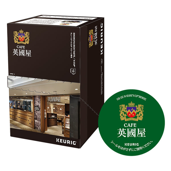 KEURIG K-Cup キューリグ Kカップ 英國屋 リッチテイスト 12個入 ...